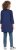 Ulla Popken Floral Motif 3/4 Sleeve Tunic Tee Ink Blue - Koszulki z nadrukiem dla kobiet - 