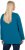 Ulla Popken Fawn Long Sleeve Graphic Tee Teal - Koszulki z nadrukiem dla kobiet - 