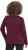 Ulla Popken Holiday Long Sleeve Graphic Tee Plum - Koszulki z nadrukiem dla kobiet - 