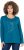 Ulla Popken Holiday Long Sleeve Graphic Tee Teal - Koszulki z nadrukiem dla kobiet - 
