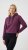 Nora Mikken KAMILLA Cropped Hoodie Mauve Wine - ODZIEŻ DAMSKA XS-XXL - 
