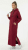 Nora Mikken MARTINA Maxi Hoodie Dress Burgundy - ODZIEŻ DAMSKA XS-XXL - 
