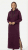 Nora Mikken MARTINA Maxi Hoodie Dress Mauve Wine - ODZIEŻ DAMSKA XS-XXL - 