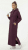 Nora Mikken MARTINA Maxi Hoodie Dress Mauve Wine - ODZIEŻ DAMSKA XS-XXL - 