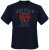Adamo Outdoor track Comfort fit T-shirt Navy - Koszulki - T-shirty meskie Duże Rozmiary - 2XL-14XL