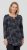 Scandinavian Caramel Triangles Tunic Dark Blue - Koszulki z nadrukiem dla kobiet - 
