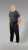 20 Nodi Ponente Long Leg Sports Pants in Combed Fleece Cotton Black - Dresy & spodenki dresowe - Dresy & Spodnie Dresowe 2XL-12XL