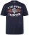 JP1880 T-Shirt Short Sleeve Chest Print Navy - Koszulki - T-shirty meskie Duże Rozmiary - 2XL-14XL