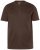 JP1880 Henley Basic T-Shirt with Buttons Brown - Koszulki - T-shirty meskie Duże Rozmiary - 2XL-14XL