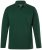 JP1880 Polo Shirt Long Sleeve Pique Dark Green - Koszulki polo - Koszulki Polo 2XL-8XL