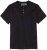 Adamo Silas Regular fit Serafino T-shirt Black - Koszulki - T-shirty meskie Duże Rozmiary - 2XL-14XL