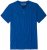 Adamo Silas Regular fit Serafino T-shirt Royal Blue - Koszulki - T-shirty meskie Duże Rozmiary - 2XL-14XL