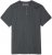 Adamo Silas Regular fit Serafino T-shirt Charcoal - Koszulki - T-shirty meskie Duże Rozmiary - 2XL-14XL