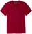 Adamo Silas Regular fit Serafino T-shirt Burgundy - Koszulki - T-shirty meskie Duże Rozmiary - 2XL-14XL