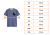 Motley Denim Milan T-shirt Jasny indygo - Koszulki - T-shirty meskie Duże Rozmiary - 2XL-14XL