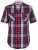D555 Terell Shirt Navy/Red - Koszule - Koszule 2XL-10XL