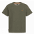 Motley Denim Stockholm T-shirt Dark Khaki - Koszulki - T-shirty meskie Duże Rozmiary - 2XL-14XL