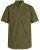 Motley Denim Zagreb Koszula z krótkim rękawem Ciemny khaki - Koszule - Koszule 2XL-10XL