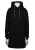 Nora Mikken KRISTINA Long Hoodie Black - Bluzy & bluzy z kapturem - 