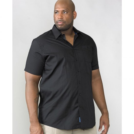 D555 Aeron Easy Iron-Shirt Black - Koszule - Koszule 2XL-10XL
