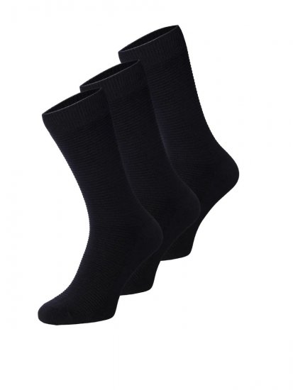 Jack & Jones Fipo Skarpety Czarna 3-pack - Bielizna & stroje kąpielowe - Bielizna & Stroje kąpielowe 2XL-8XL
