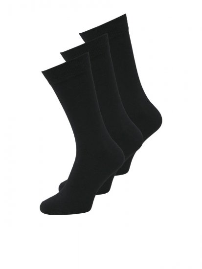 Jack & Jones Rafael Skarpety Czarna 3-pack - Bielizna & stroje kąpielowe - Bielizna & Stroje kąpielowe 2XL-8XL