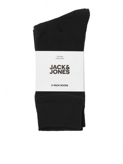 Jack & Jones Rafael Skarpety Czarna 3-pack - Bielizna & stroje kąpielowe - Bielizna & Stroje kąpielowe 2XL-8XL