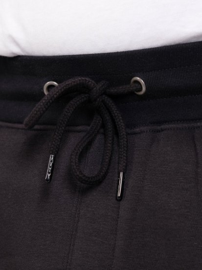 D555 Dexter 1 Cargo Jogger With Bear Embroidery Czarny - Dresy & spodenki dresowe - Dresy & Spodnie Dresowe 2XL-12XL