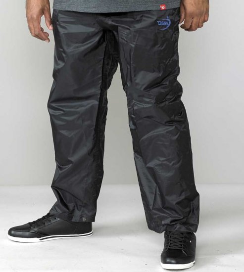 D555 Elba "Packaway" Rain Pants Black - Odzież sportowa - Odzież sportowa 2XL-10XL
