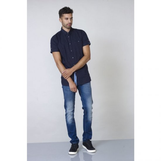 D555 Kurt Printed Short Sleeve Shirt - Koszule - Koszule 2XL-10XL