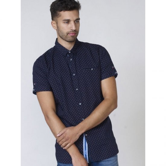 D555 Kurt Printed Short Sleeve Shirt - Koszule - Koszule 2XL-10XL