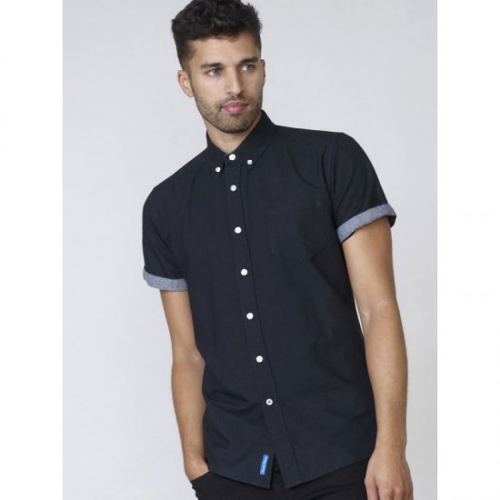 D555 Kevin Oxford Shirt Black - Koszule - Koszule 2XL-10XL