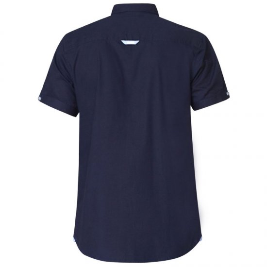 D555 Tim Short Sleeve Shirt Navy - Koszule - Koszule 2XL-10XL