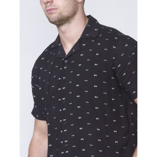 D555 Luciano Bowling Shirt Black - Koszule - Koszule 2XL-10XL