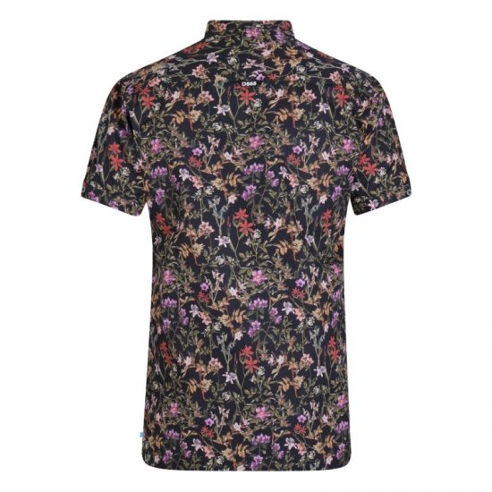 D555 Emmet Floral Shirt Black - Koszule - Koszule 2XL-10XL
