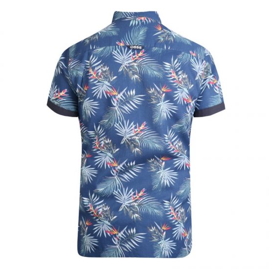 D555 Reuben Hawaii Shirt Navy - Koszule - Koszule 2XL-10XL