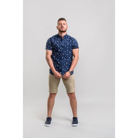 D555 Davian Hawaii Shirt Navy - Koszule - Koszule 2XL-10XL