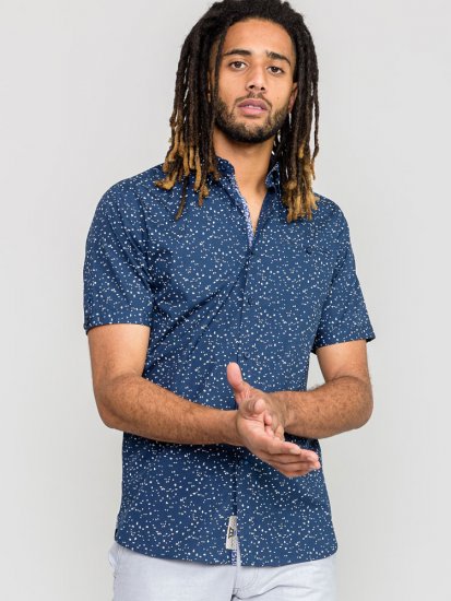 D555 FINDON Print Shirt - Koszule - Koszule 2XL-10XL