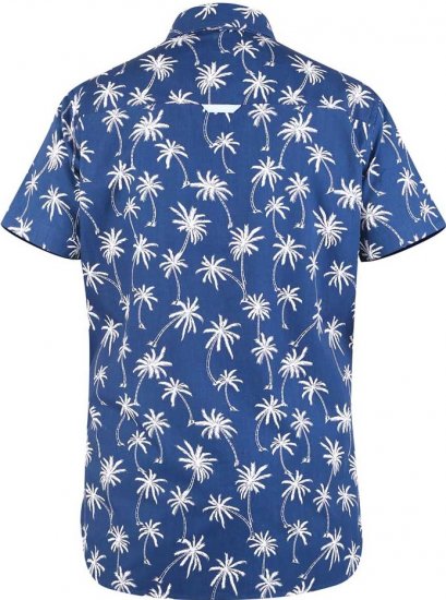 D555 BURLEY Palm Tree Print Shirt - Koszule - Koszule 2XL-10XL