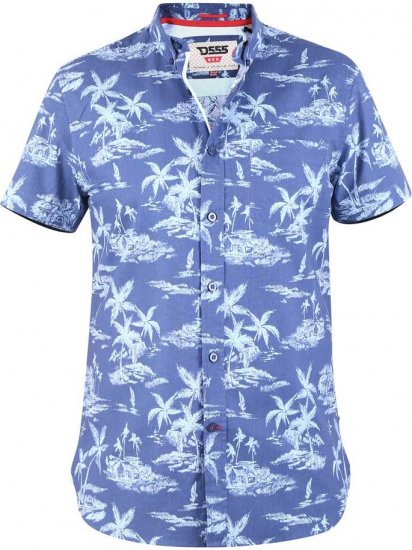D555 WHITSBURY Hawaiian Print Shirt - Koszule - Koszule 2XL-10XL