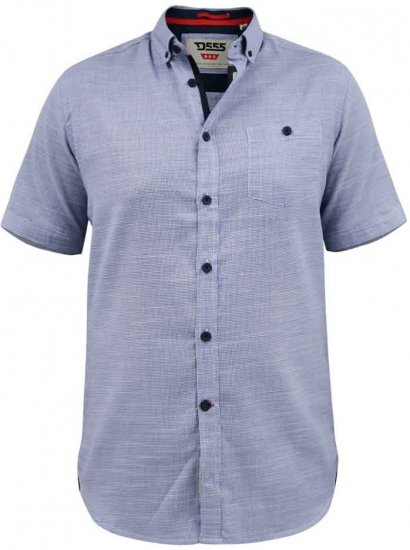 D555 Hadley S/S Micro Dog Tooth Check Shirt - Koszule - Koszule 2XL-10XL