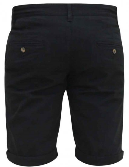 D555 Nelson Stretch Chino Shorts Black - Szorty - Szorty W40-W60