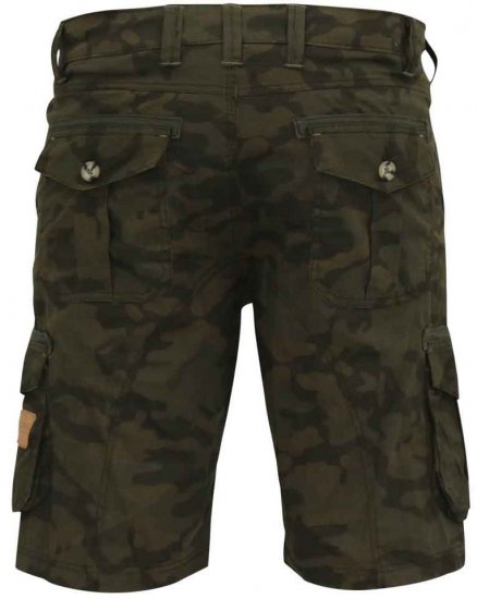 D555 Woobridge Camo Cotton Cargo Shorts - Szorty - Szorty W40-W60