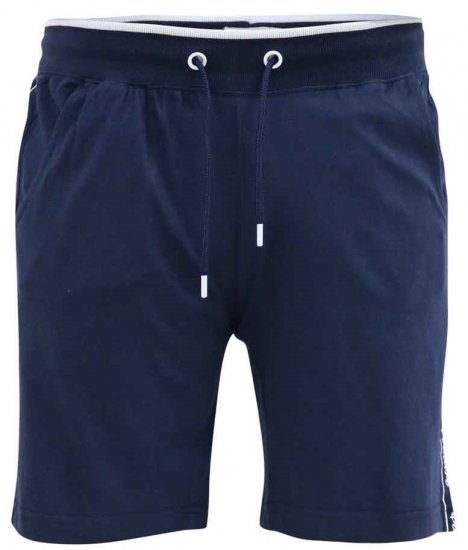 D555 Brantham Couture Elasticated Waistband Shorts Navy - Dresy & spodenki dresowe - Dresy & Spodnie Dresowe 2XL-12XL