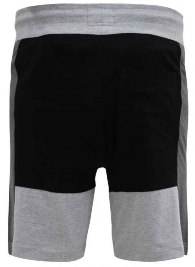 D555 Kirton Couture Elasticated Waistband Shorts Black/Charcoal - Dresy & spodenki dresowe - Dresy & Spodnie Dresowe 2XL-12XL