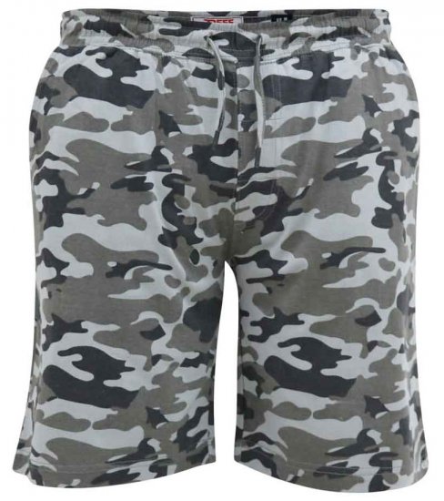 D555 Carlton Elasticated Waist Jersey Camo Shorts - Dresy & spodenki dresowe - Dresy & Spodnie Dresowe 2XL-12XL