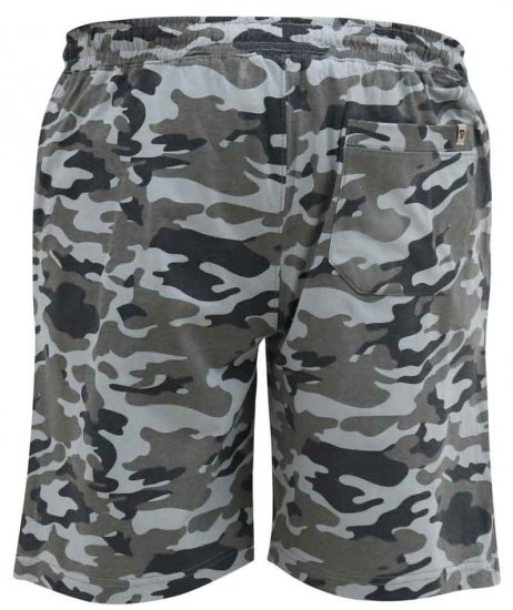 D555 Carlton Elasticated Waist Jersey Camo Shorts - Dresy & spodenki dresowe - Dresy & Spodnie Dresowe 2XL-12XL