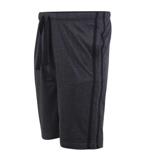 D555 Ryan Jersey Shorts 2-pack Black/Charcoal - Dresy & spodenki dresowe - Dresy & Spodnie Dresowe 2XL-12XL
