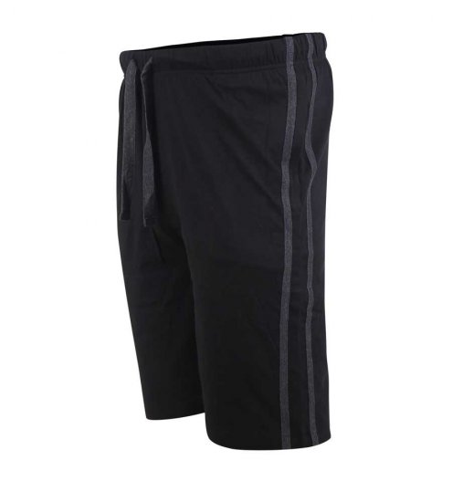 D555 Ryan Jersey Shorts 2-pack Black/Charcoal - Dresy & spodenki dresowe - Dresy & Spodnie Dresowe 2XL-12XL