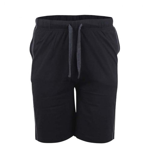 D555 Ryan Jersey Shorts 2-pack Black/Charcoal - Dresy & spodenki dresowe - Dresy & Spodnie Dresowe 2XL-12XL